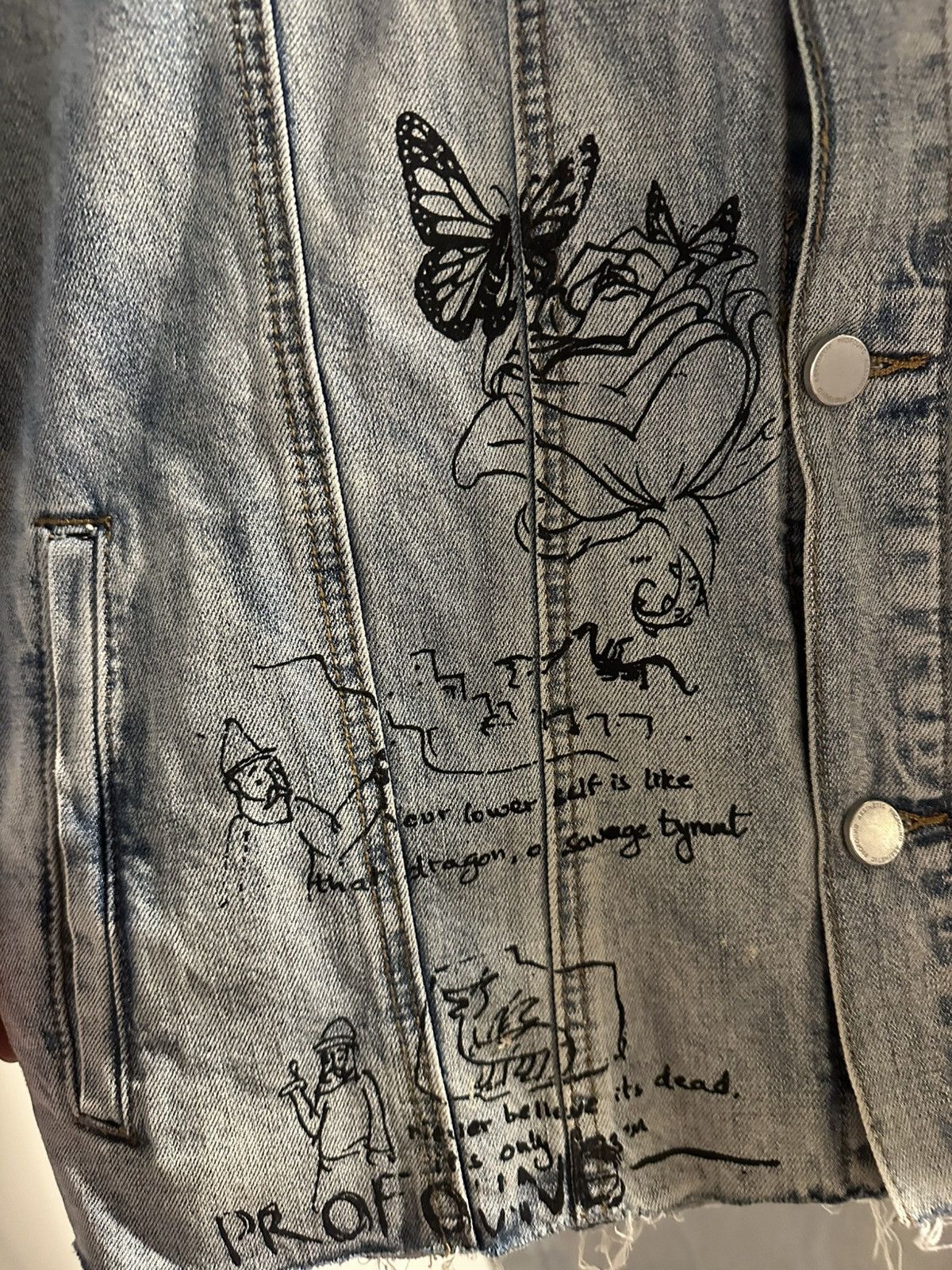 Profound Aesthetic Profound Aesthetic Denim Jacket Design size XL Size US XL / EU 56 / 4 - 8 Thumbnail