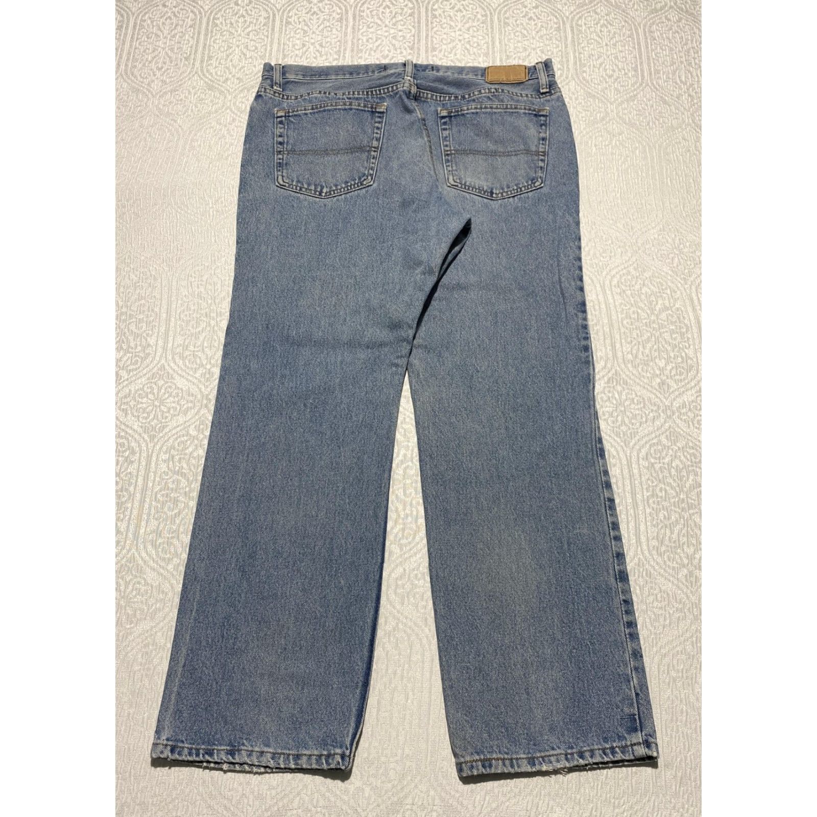 Vintage VINTAGE Urban Up Jeans Mens 36x30 Light Wash Straight Leg Classic Denim Zip Fly 5 Pocket Mens Boys Girls Size US 36 / EU 52 - 3 Thumbnail