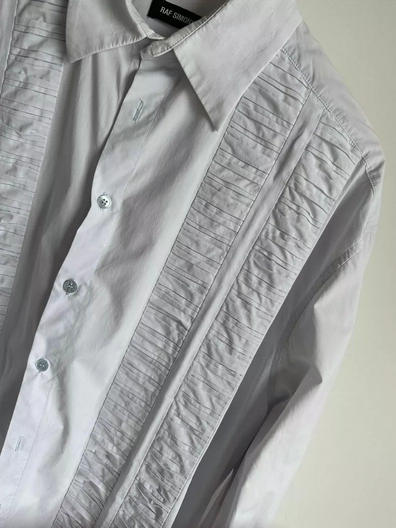 Raf Simons Raf Simons Light blue silhouette shirt Size US S / EU 44-46 / 1 - 3 Thumbnail