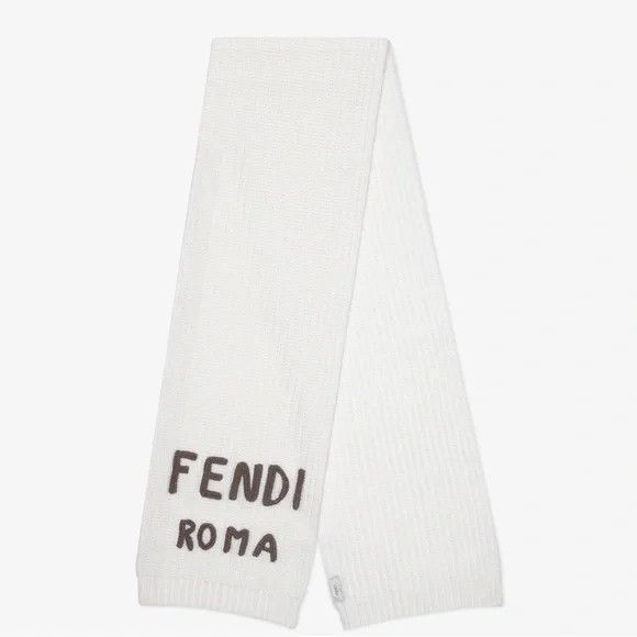 Fendi o1loc1c0824 Size: OS / Scarf in White Size ONE SIZE - 1 Preview