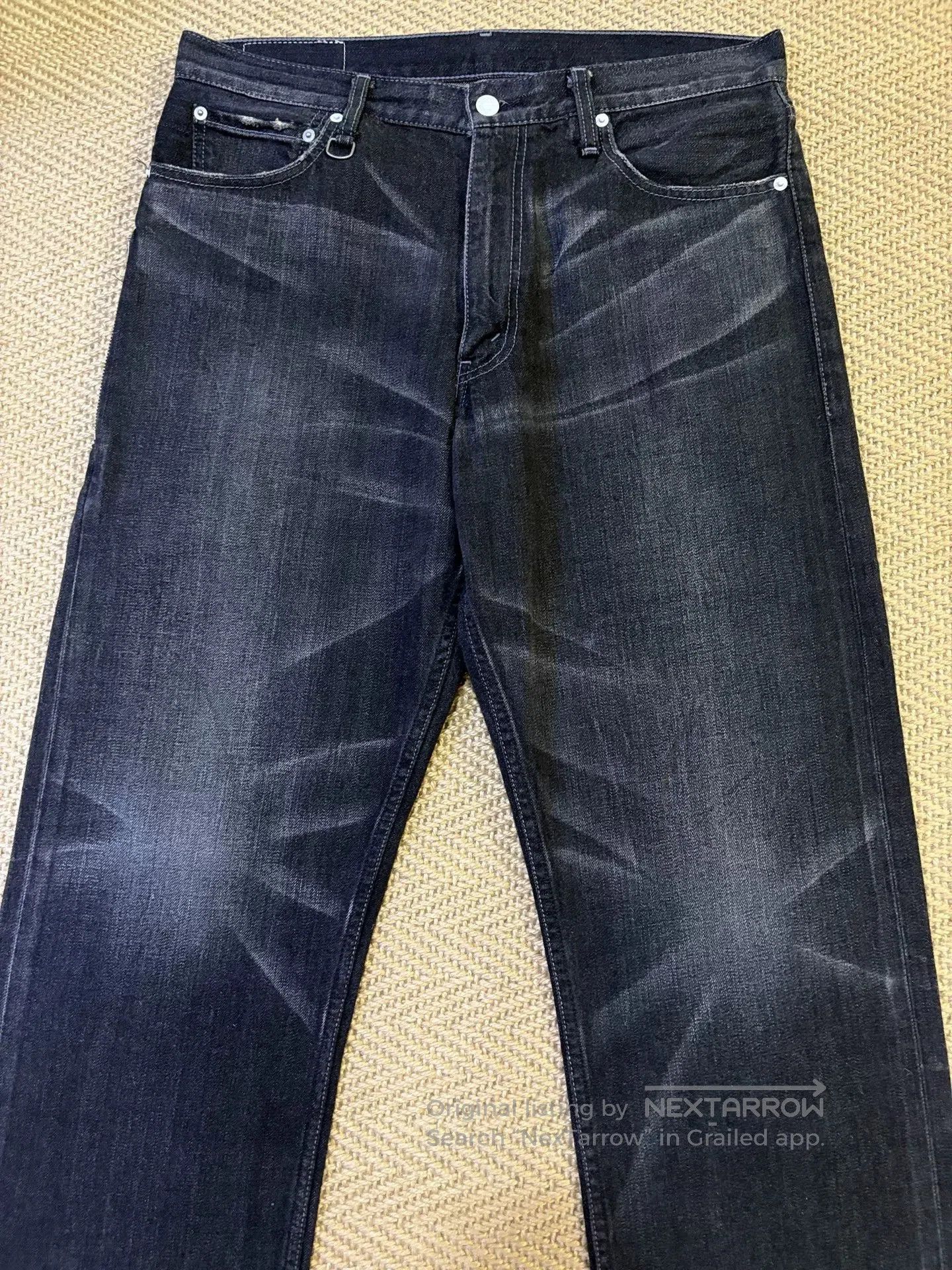 Levi's Levi's Fenom 505 Black Heavy Washed Jeans. Size US 34 / EU 50 - 3 Thumbnail