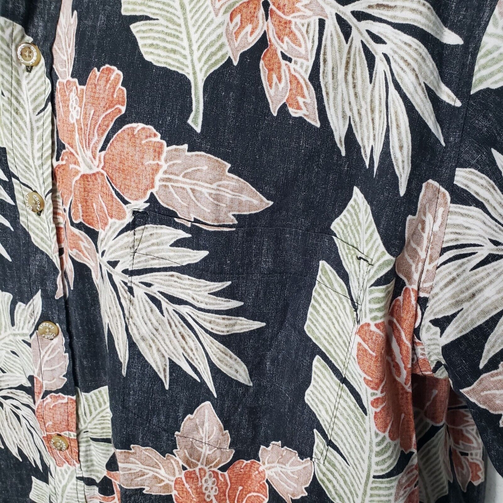 Designer Cooke Street Hawaiian Floral Shirt Mens Size XL Reverse Size XL / US 12-14 / IT 48-50 - 3 Thumbnail