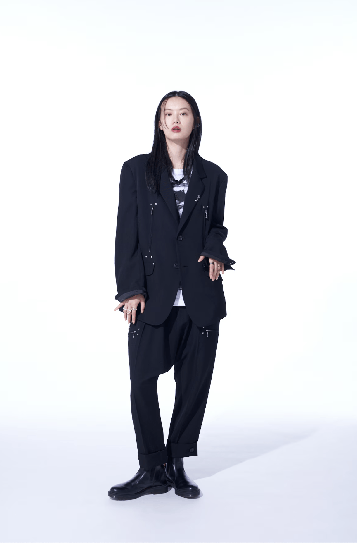 Yohji Yamamoto Yohji Yamamoto S'yte - STUDS JACKET Size US M / EU 48-50 / 2 - 5 Thumbnail