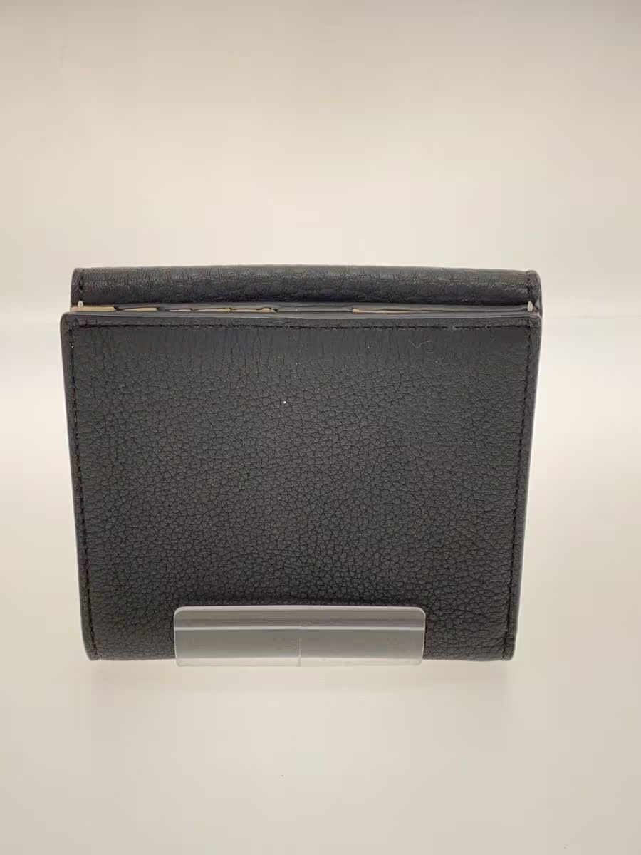 Fendi Fendi Peekaboo Leather Bi-Fold Wallet Black Size ONE SIZE - 2 Thumbnail