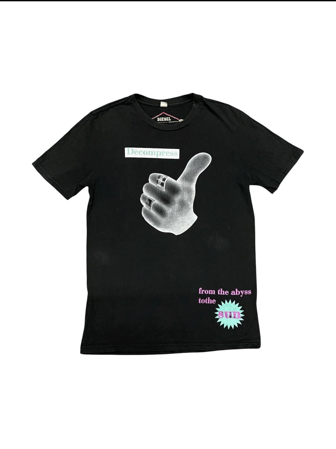 Diesel 2000s DIESEL BIG HAND DESIGN DECOMPRESS Size US S / EU 44-46 / 1 - 1 Thumbnail