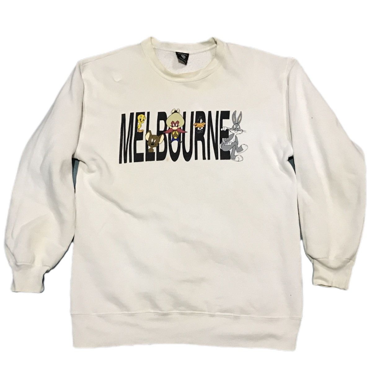 Vintage × Warner Bros 90s looney tunes melbourne sweater made in usa Size US M / EU 48-50 / 2 - 1 Thumbnail