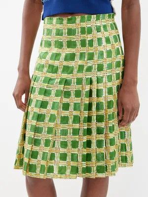Marni o1w1db10125 Skirt in Green Size 30" / US 8 / IT 44 - 1 Thumbnail