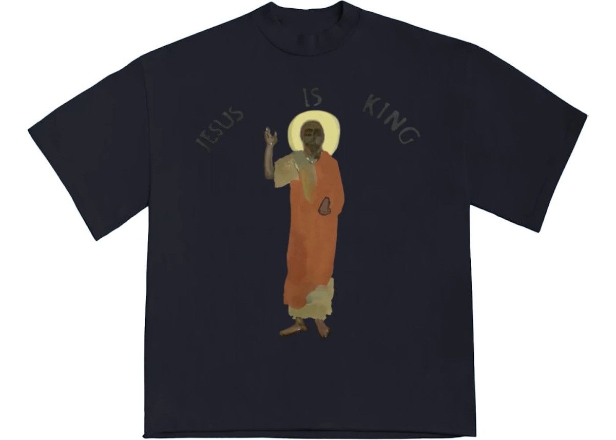 Kanye West Navy Kanye West Jesus is King T shirt Size US M / EU 48-50 / 2 - 5 Thumbnail