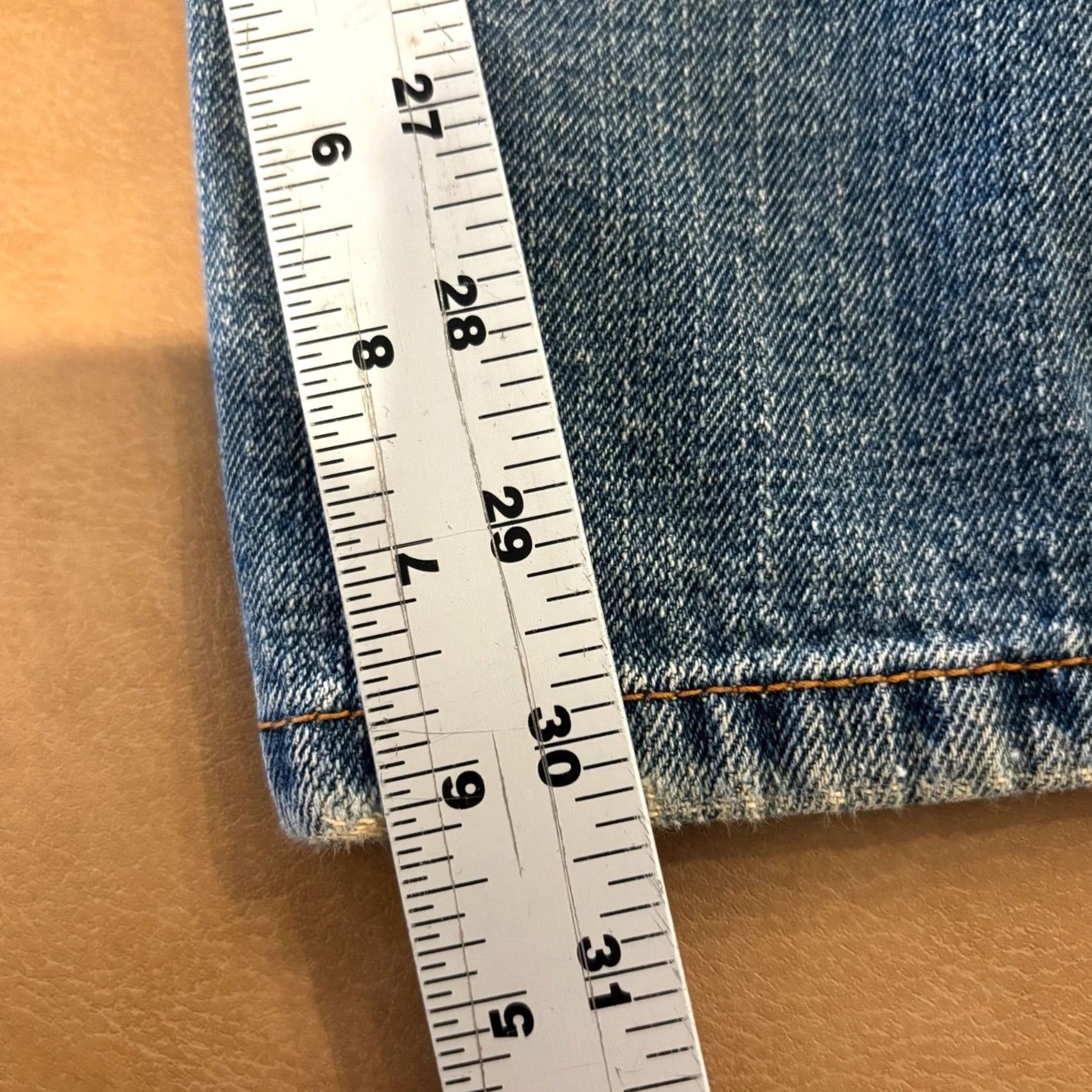 Vintage VINTAGE Mecca Jeans Denim Wide-Leg 40x32 Mens Hip Hop Baggy Blue 5-Pocket Relaxed Streetwear Style Size US 40 / EU 56 - 6 Thumbnail