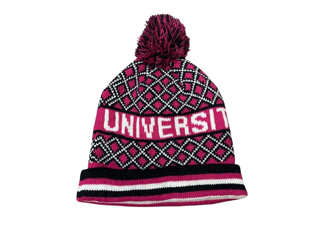 Other Vintage University College Aztec Beanie Hat Streetwear Size ONE SIZE - 1 Thumbnail