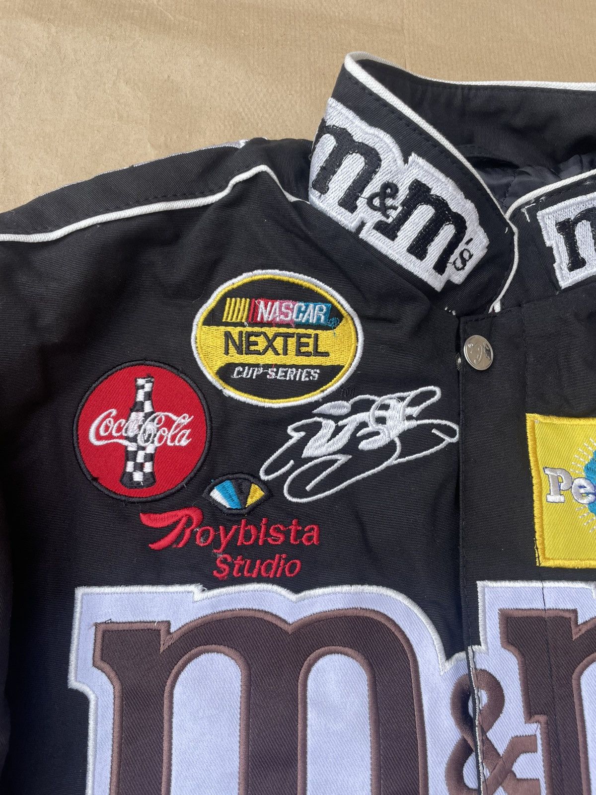 NASCAR × Vintage 🆘Rare🆘 Vintage JH Design M&M's NASCAR racing jacket Size US M / EU 48-50 / 2 - 5 Thumbnail
