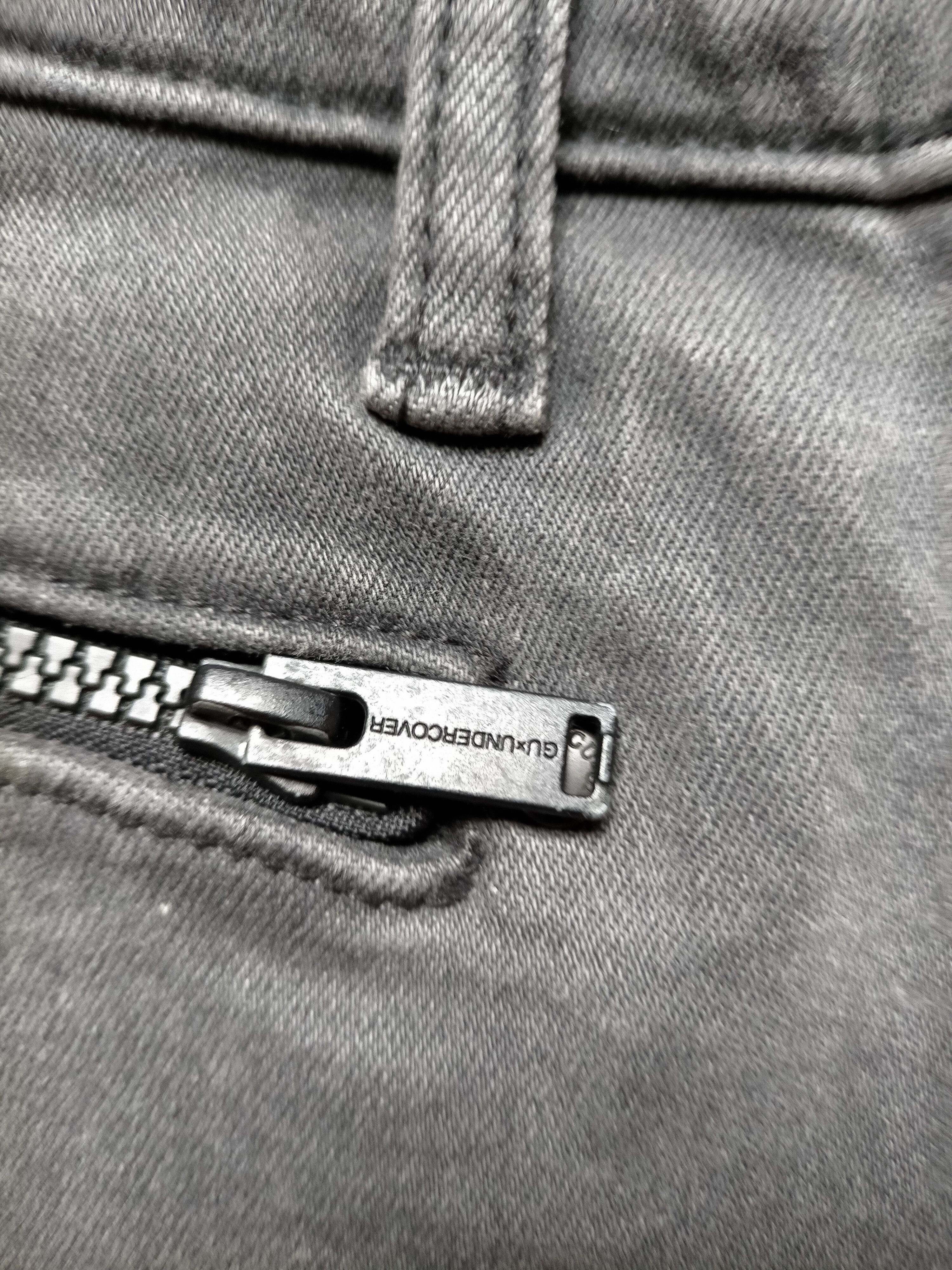 GU × Undercover Gu x Undercover Stretch Black Denim Size US 29 - 19 Thumbnail