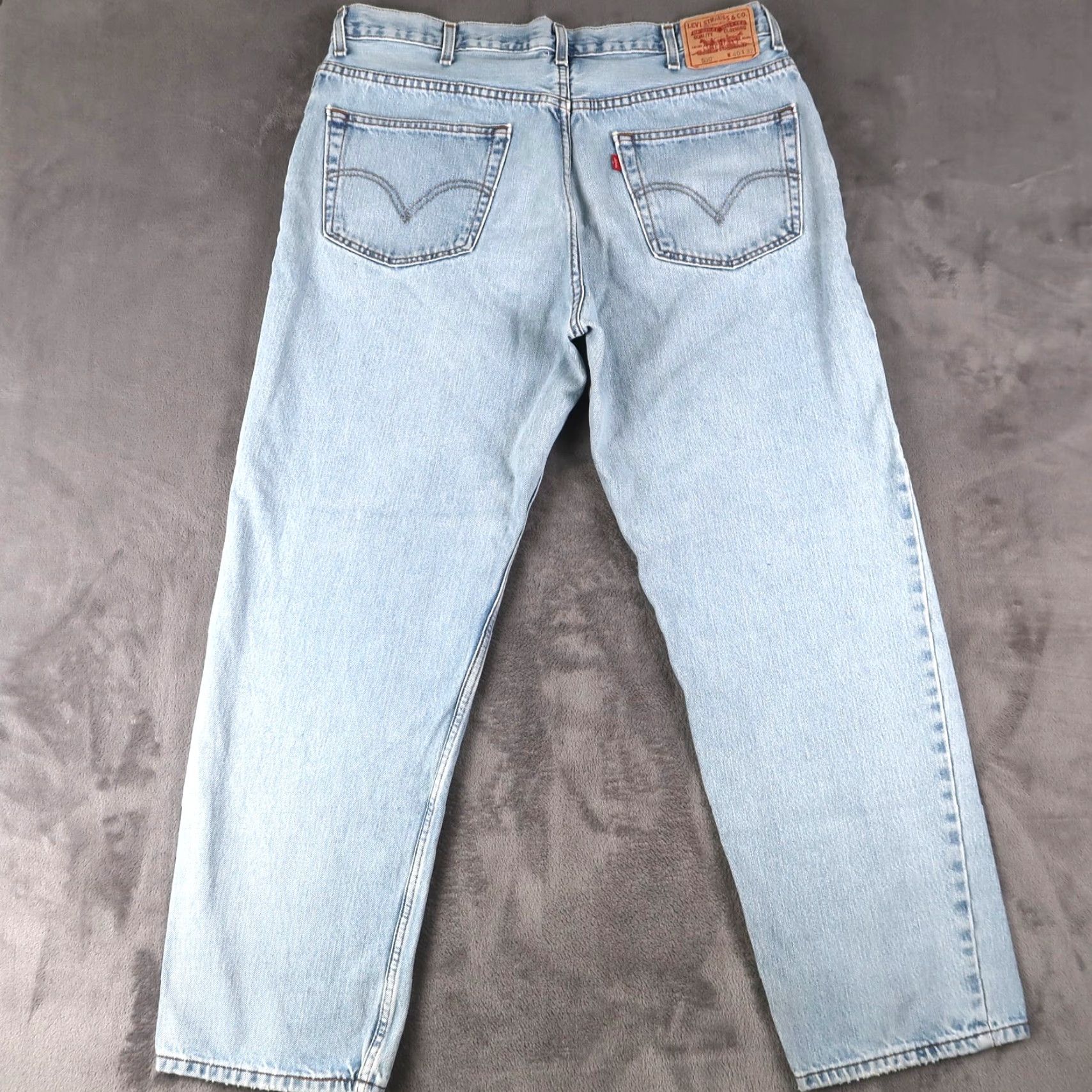 Levi's VINTAGE Levi's 550 Jeans Blue 40x32 Relaxed Fit Denim 5-Pocket Mens" Size US 40 / EU 56 - 2 Thumbnail