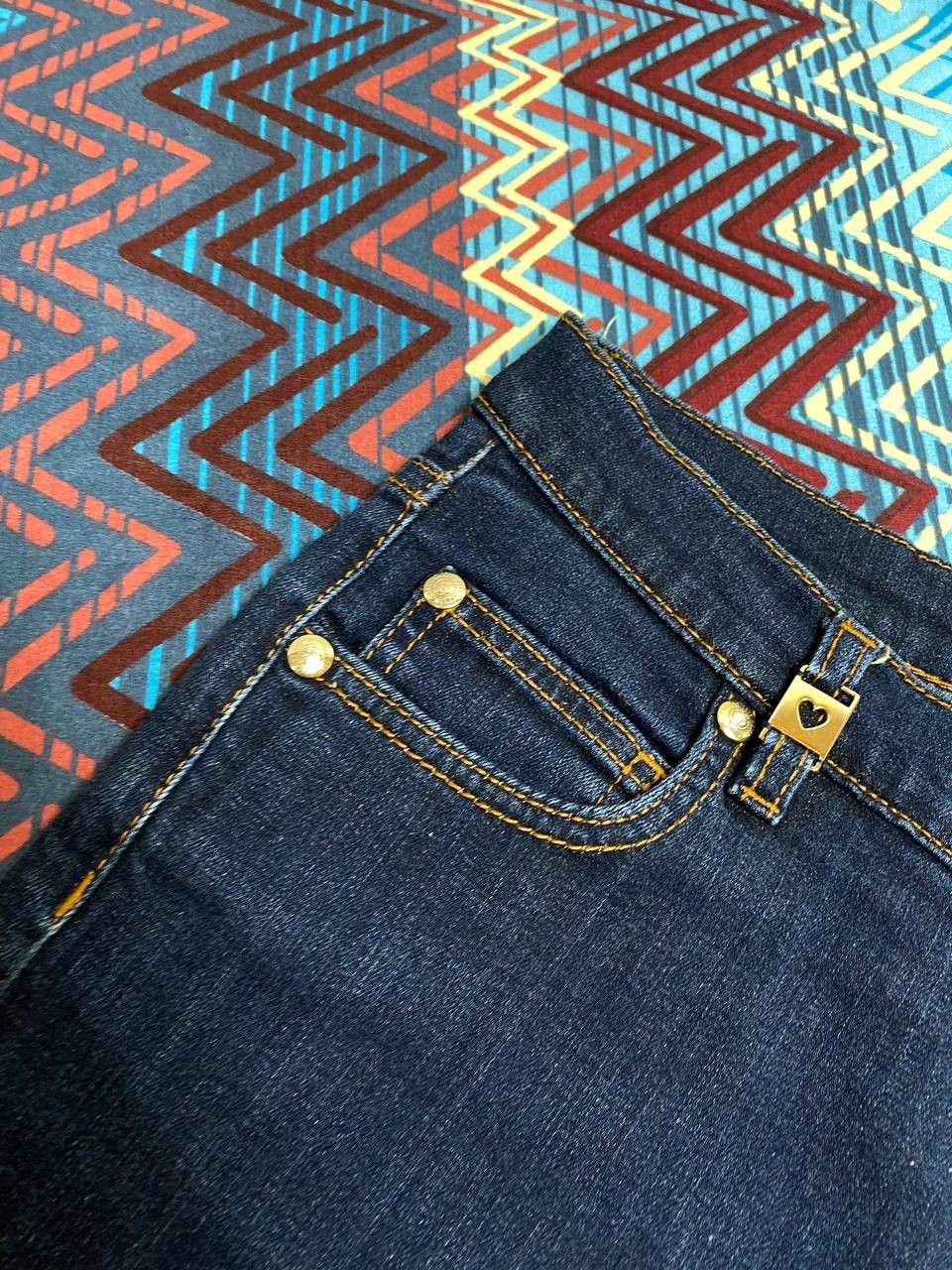 Love Moschino jeans pants logo LOVE MOSCHINO Y2K vintage Size 30" / US 8 / IT 44 - 7 Thumbnail