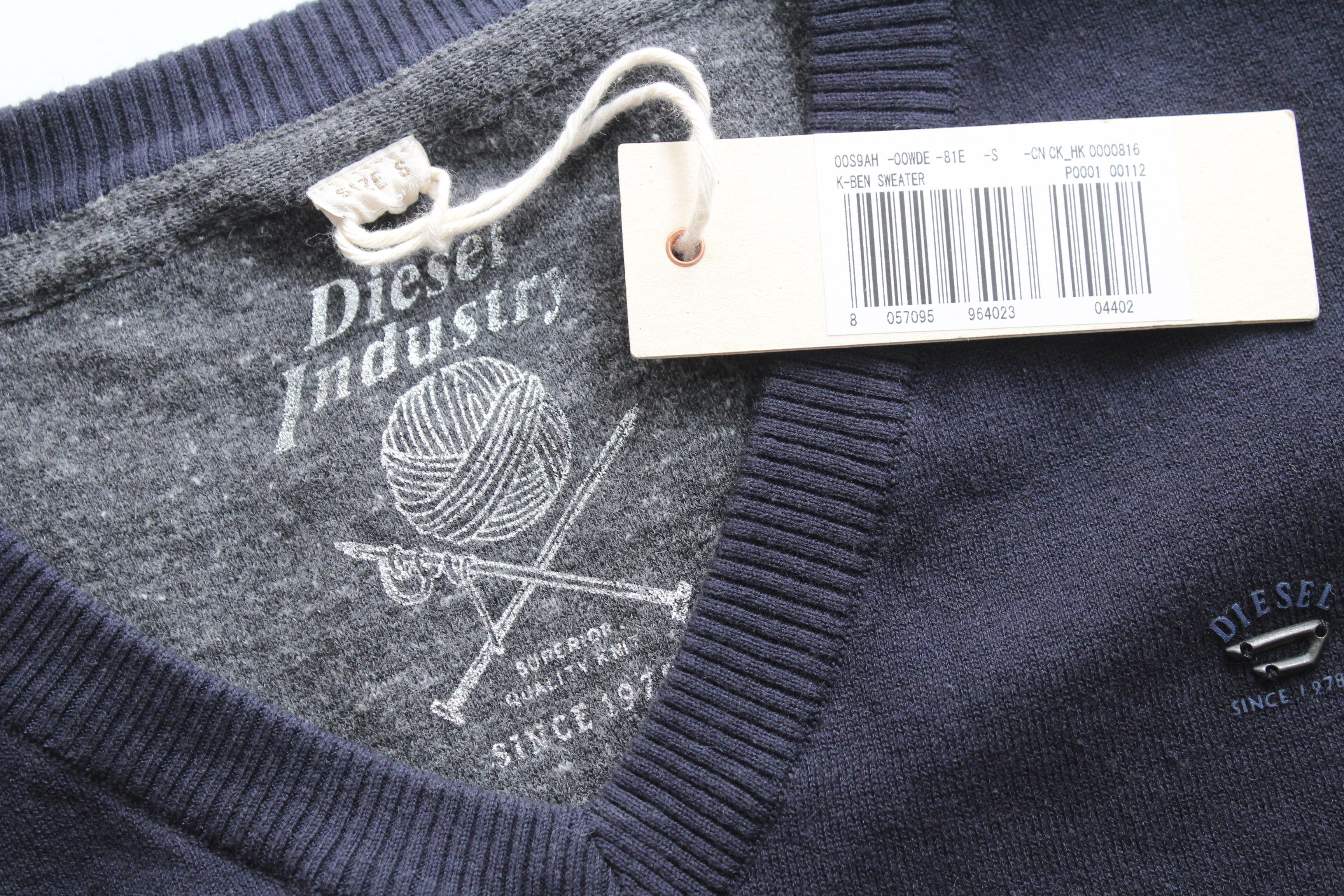 Diesel Diesel Sweater Mens Size S Vintage Rare Hype Size US S / EU 44-46 / 1 - 6 Thumbnail