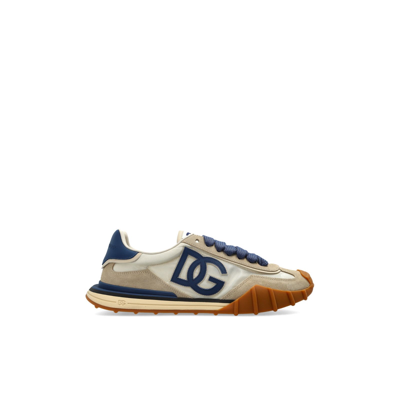 DOLCE&GABBANA DG Athletic Beige Suede Sports Sneakers New &