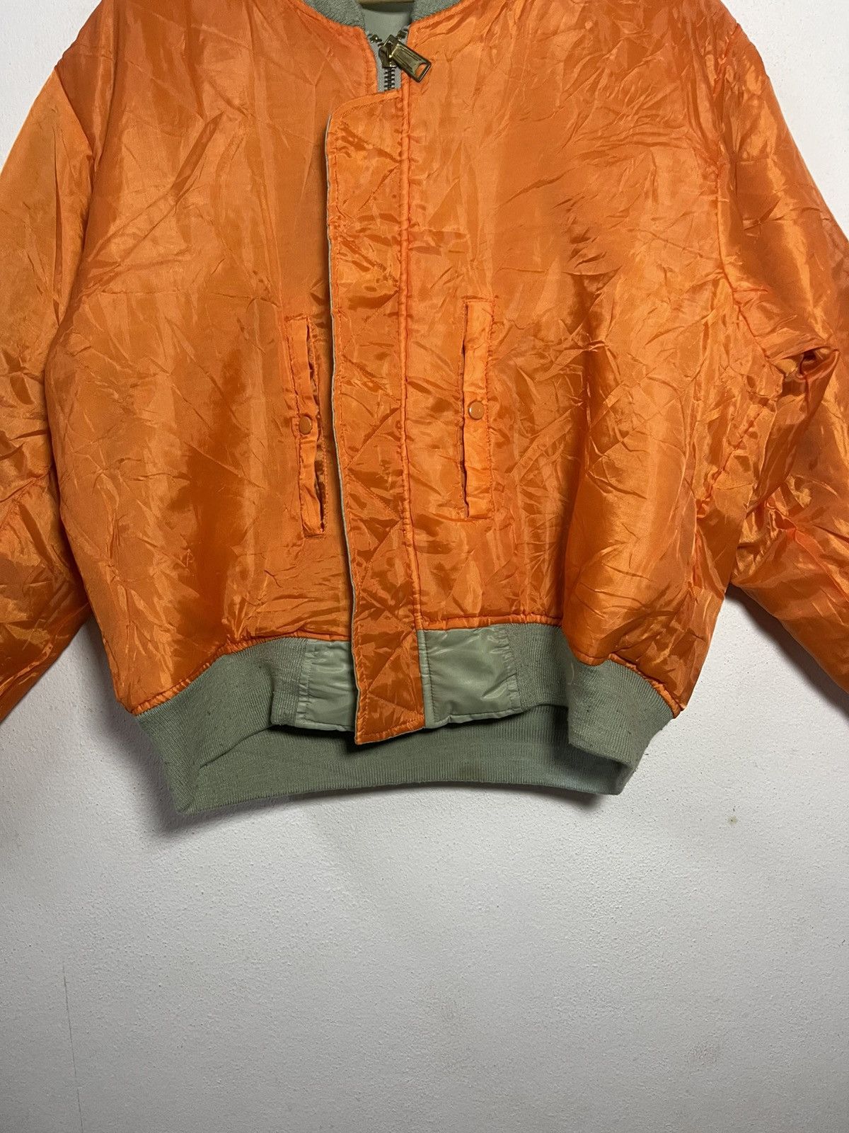 Vintage Vintage Warm Heart Reversible MA-1 Military Bomber Jacket Size US L / EU 52-54 / 3 - 15 Thumbnail