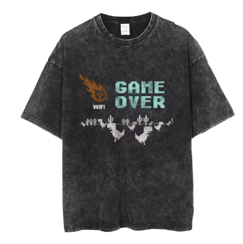 Other Y2K Streetwear Retro Video Game Print Washed T-Shirt Size US L / EU 52-54 / 3 - 4 Thumbnail