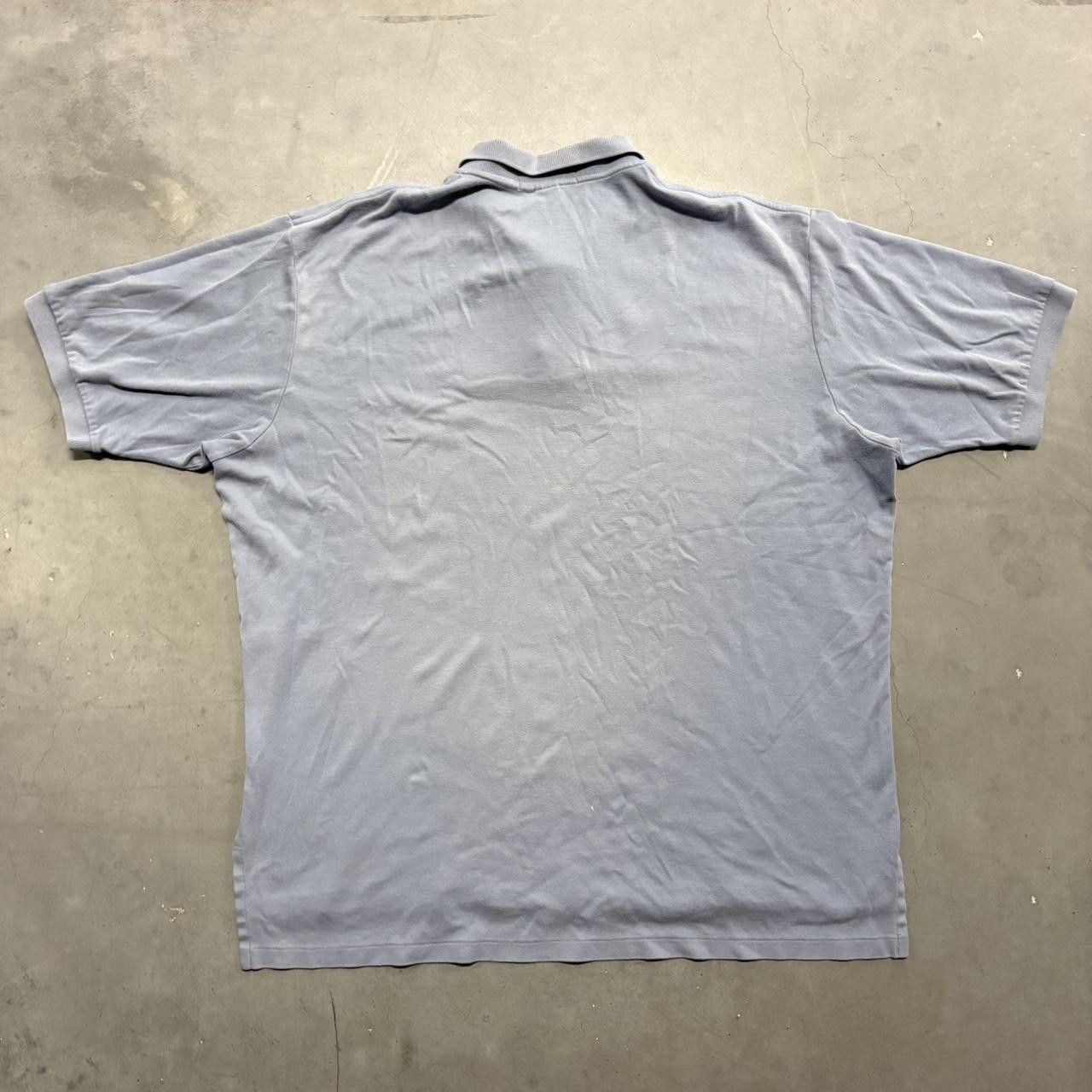 Polo Ralph Lauren Crazy Vintage Y2K/2000s Faded Baby Blue Polo Ralph Lauren Polo Shirt! Size US XXL / EU 58 / 5 - 3 Thumbnail