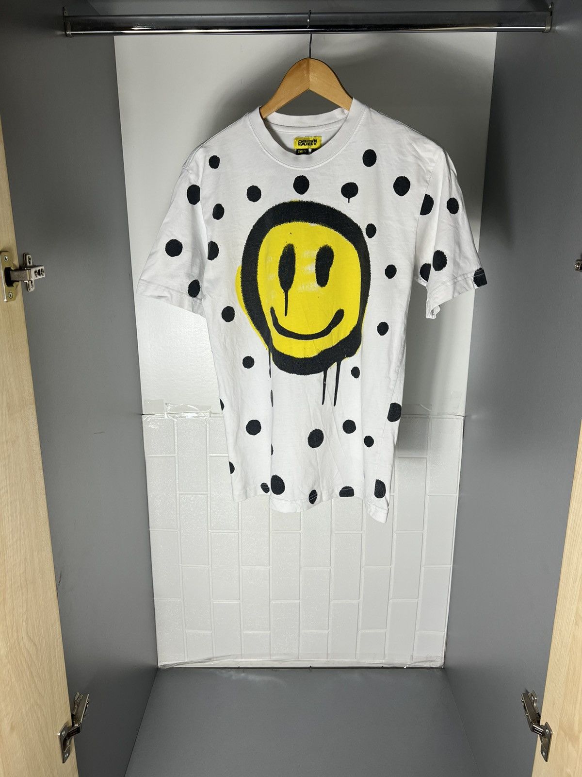 Market VINTAGE CHINATOWN MARKET SMILE DESIGNER T-SHIRT Y2K SK8 90s Size US M / EU 48-50 / 2 - 6 Thumbnail