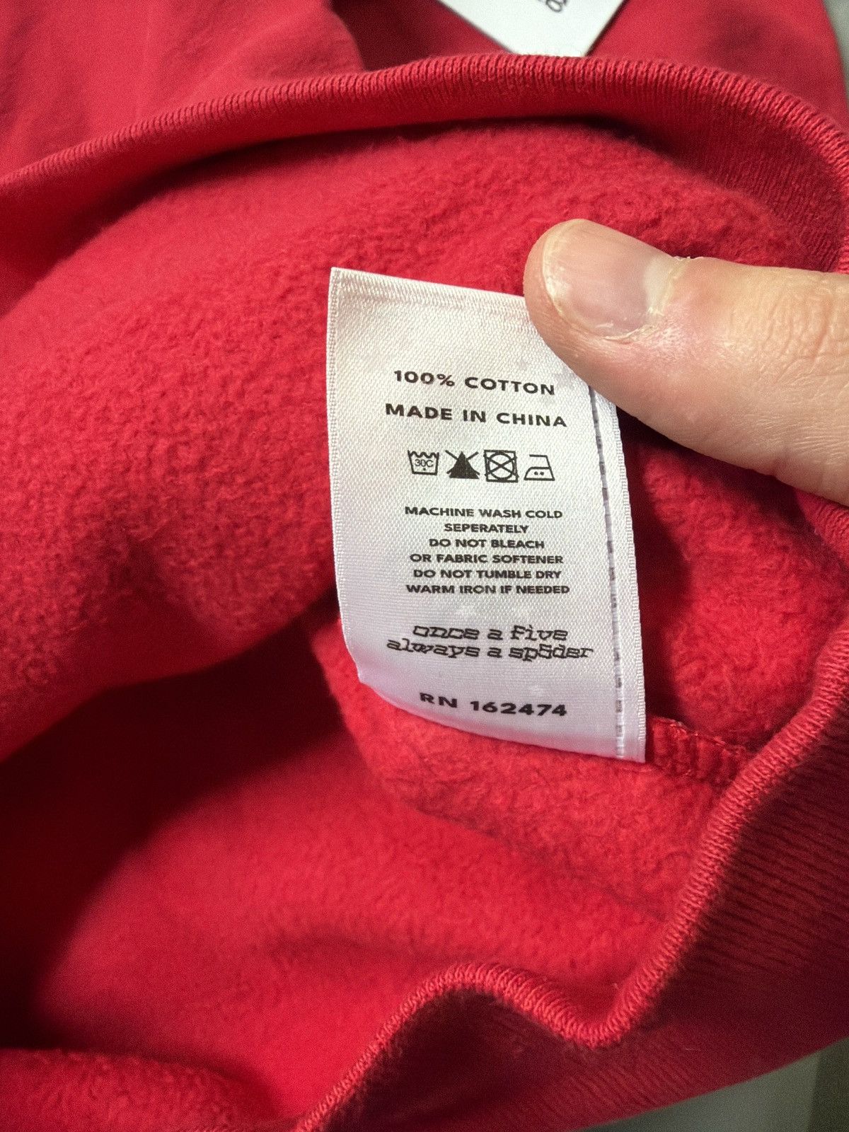 Sp5der Sp5der OG Web Hoodie size L Size US L / EU 52-54 / 3 - 9 Thumbnail