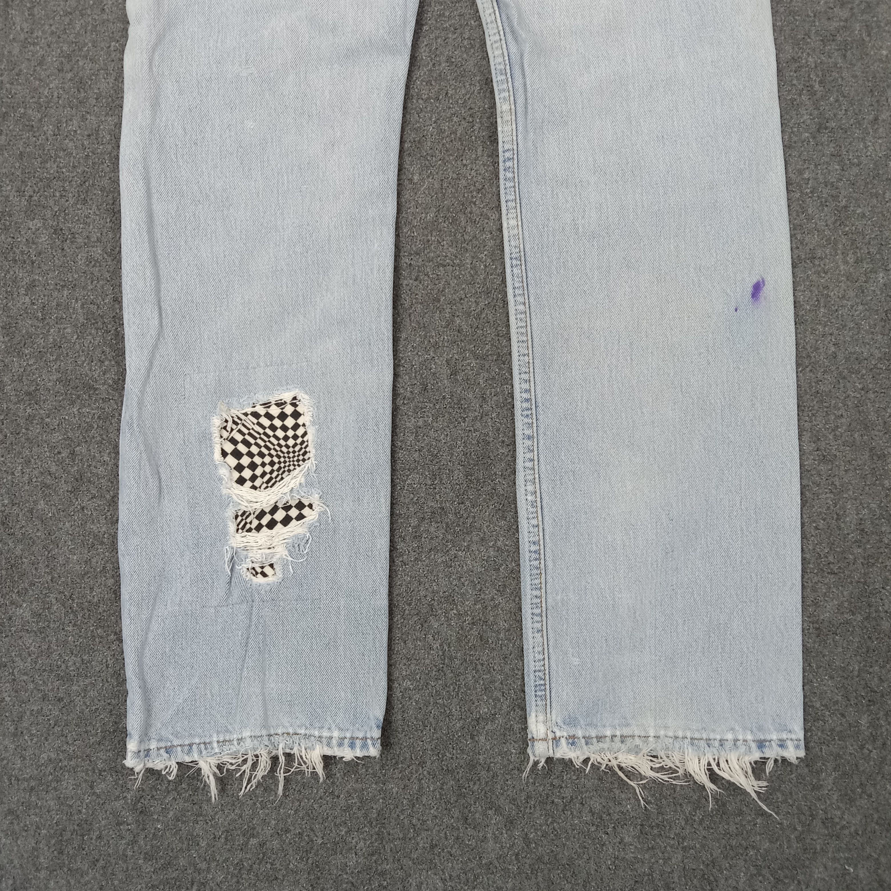 Levi's Levi Strauss & CO Distressed Style Patchwork Jeans C252N18 Size US 28 / EU 44 - 9 Thumbnail