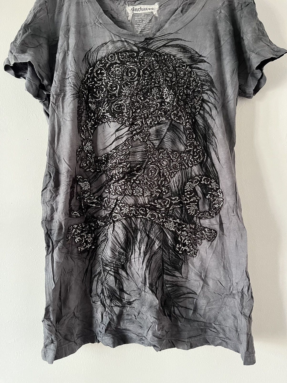 BUCKAROO If Six Was Nine Style Buckaroo Skull Big Logo Size US M / EU 48-50 / 2 - 3 Thumbnail