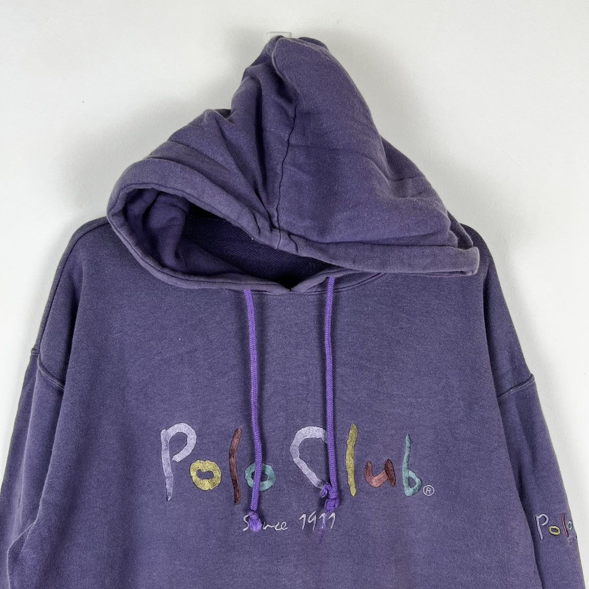 Polo Ralph Lauren Hoodie Polo Club SpellOut Embroidered Sweatshirt Size US L / EU 52-54 / 3 - 4 Thumbnail