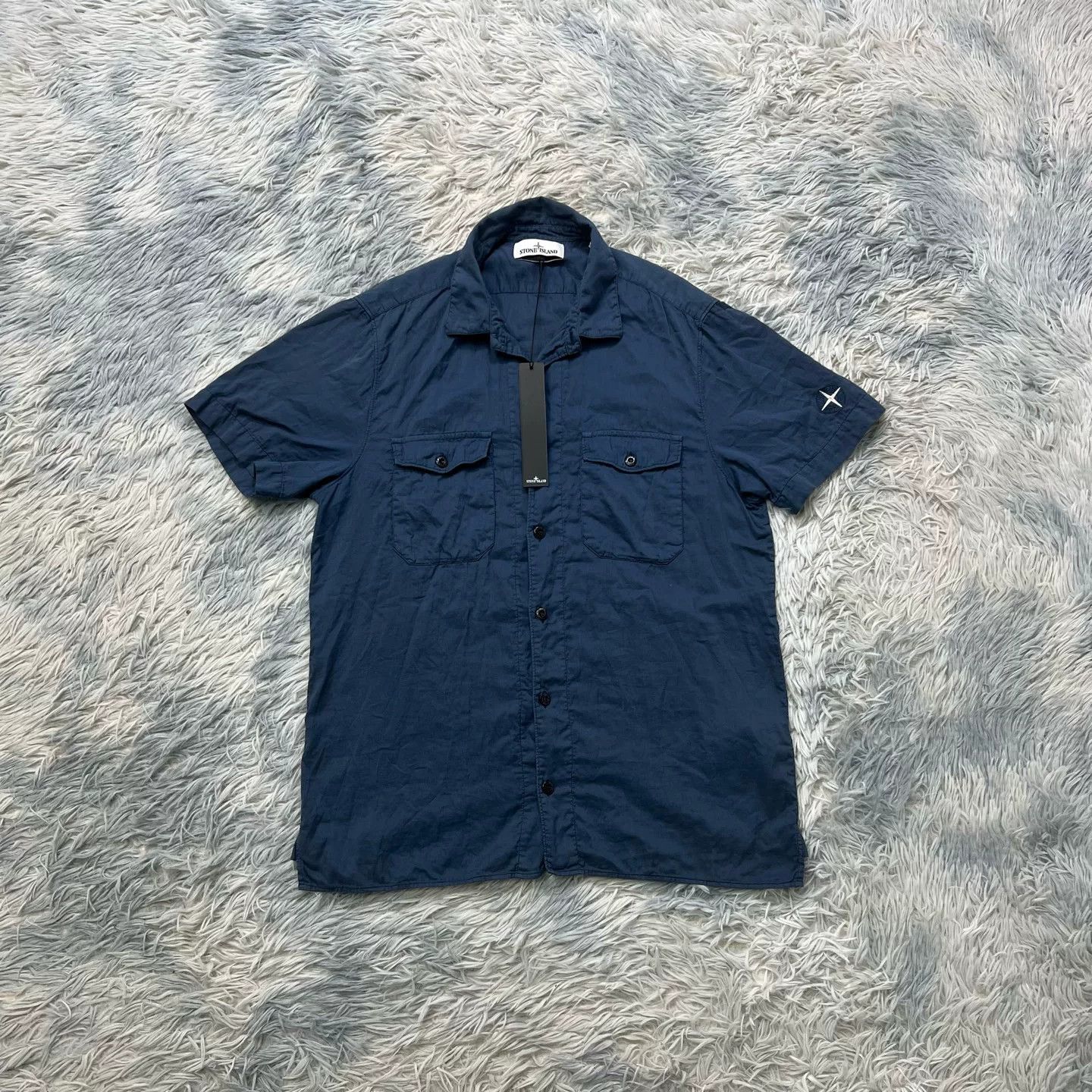 Stone Island Stone Island Short-Sleeve Shirt Size US L / EU 52-54 / 3 - 1 Thumbnail