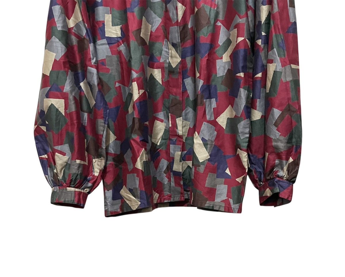 Dior CHRISTIAN DIOR MULTI COLOR BLOUSE / LONG SLEEVES SHIRT Size M / US 6-8 / IT 42-44 - 4 Thumbnail