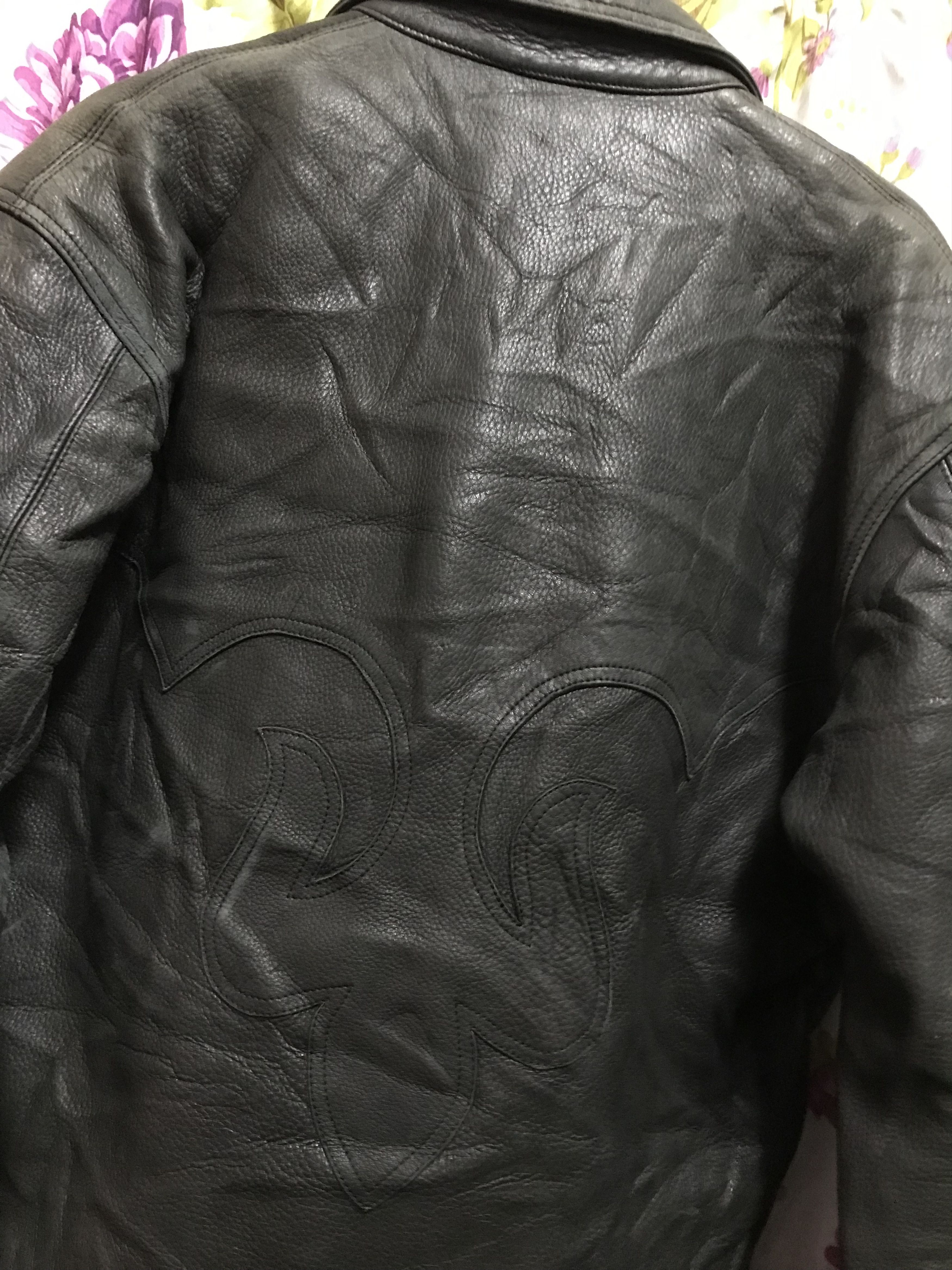 A&G Rock VINTAGE AMAL GUESSOUS TRUCKER LEATHER STERLING BLACK JACKET Size US S / EU 44-46 / 1 - 12 Thumbnail
