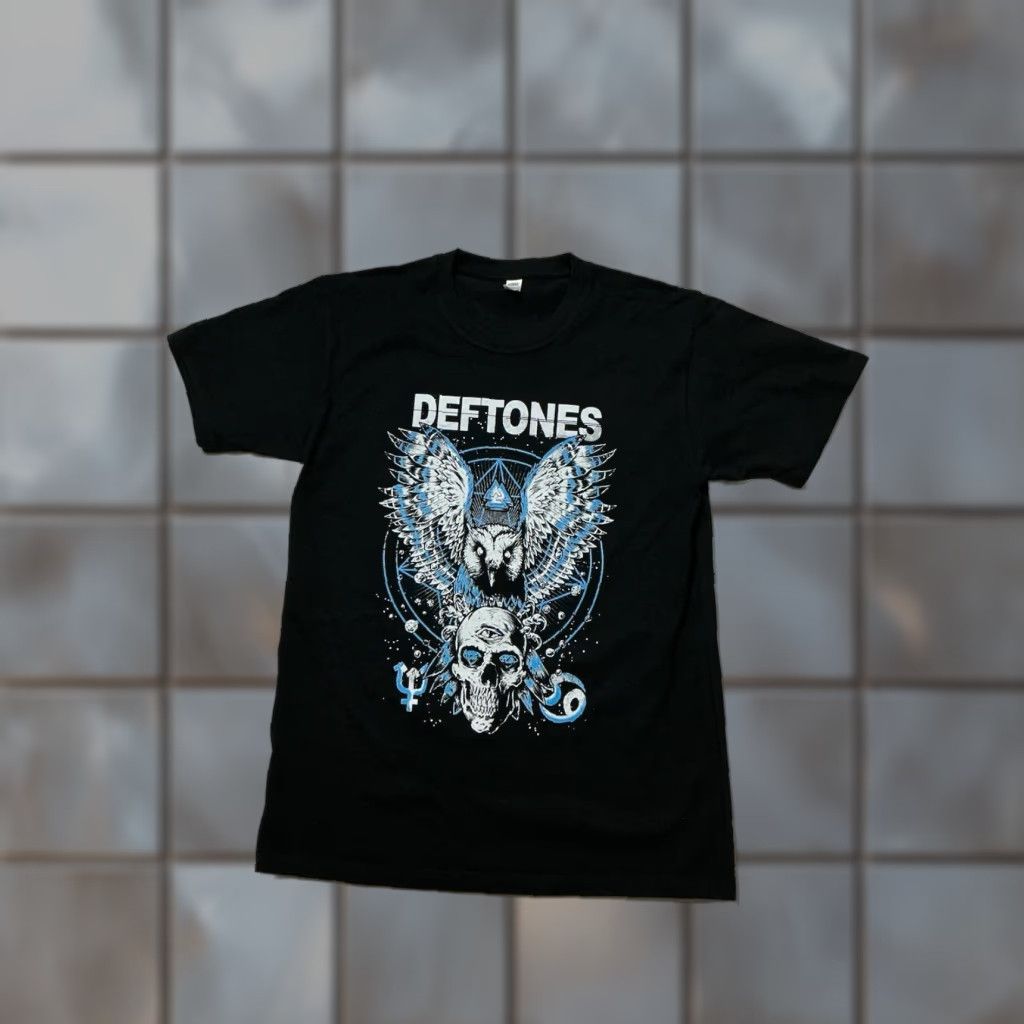 Vintage VINTAGE Deftones North American Tour 2025 The Mars Volta Fleshwater Graphic T-Shirt Mens M Black Owl Skull Pro Dada Band Shirt Size US M / EU 48-50 / 2 - 1 Thumbnail