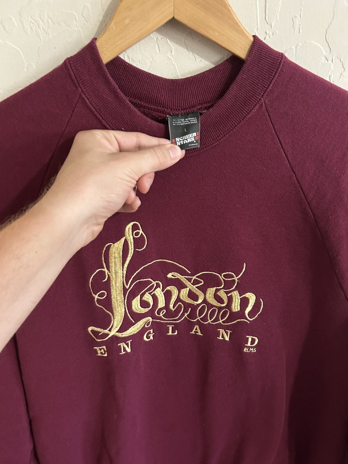 Vintage Vintage Screen Stars London England Sweatshirt Size L Size US L / EU 52-54 / 3 - 2 Thumbnail