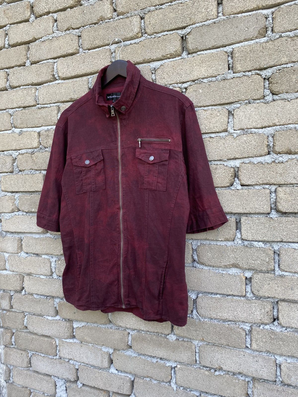 In The Attic In The Attic Homme Zipper Shirt Short Sleeve Size US L / EU 52-54 / 3 - 4 Thumbnail