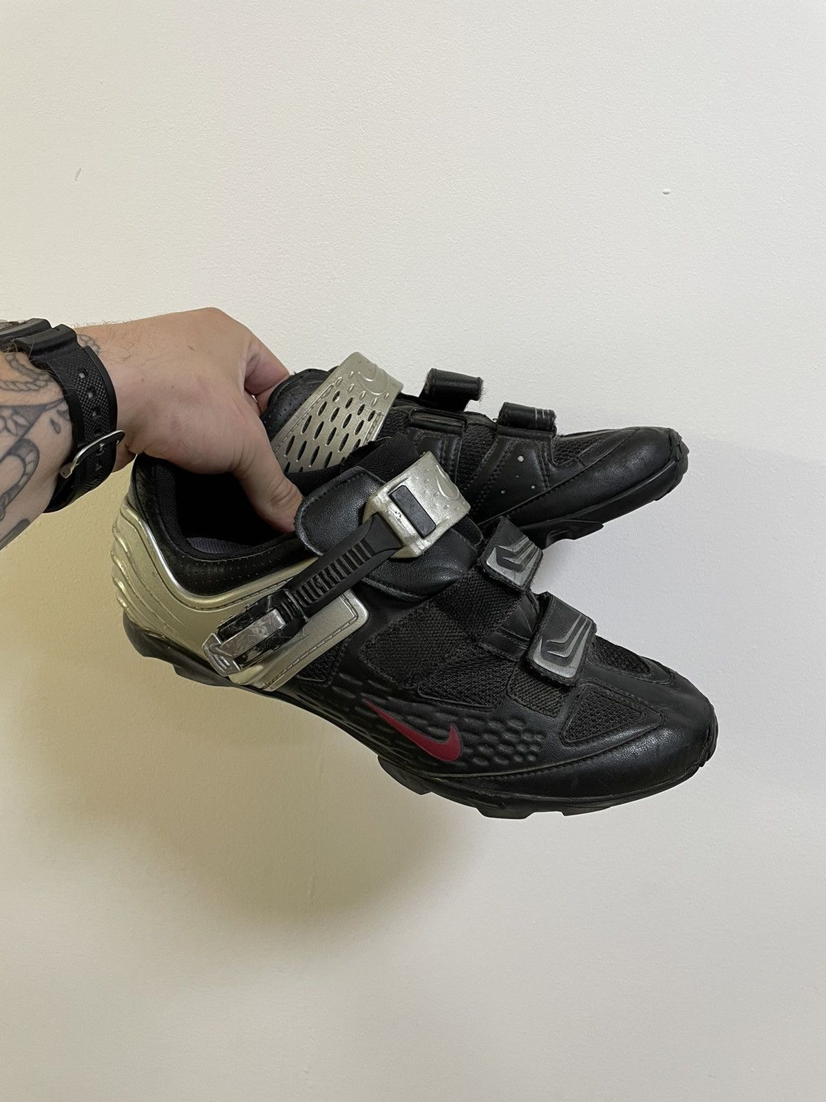 Nike × Vintage Vintage Nike 90s Cycling Carbon Shoes Size US 9.5 / EU 42-43 - 2 Thumbnail