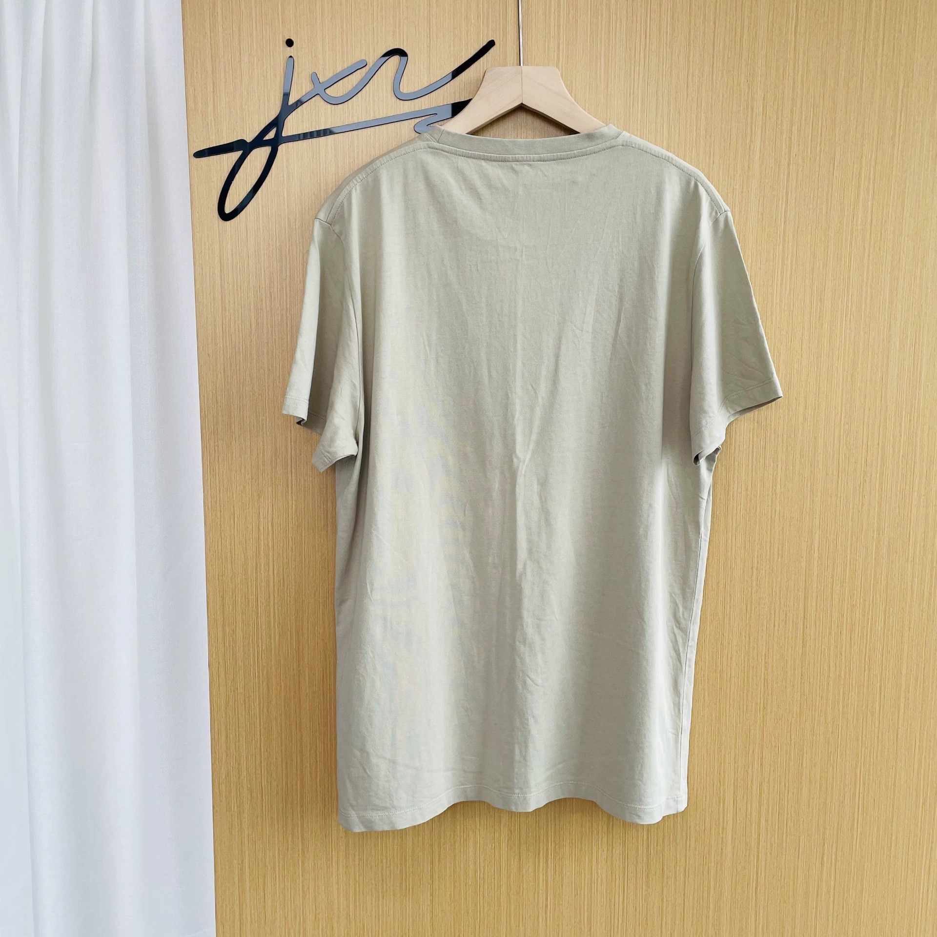 Loewe LOEWE Embroidered Logo Fake Pocket Tee Gray/White M 99 New Size M / US 6-8 / IT 42-44 - 2 Thumbnail