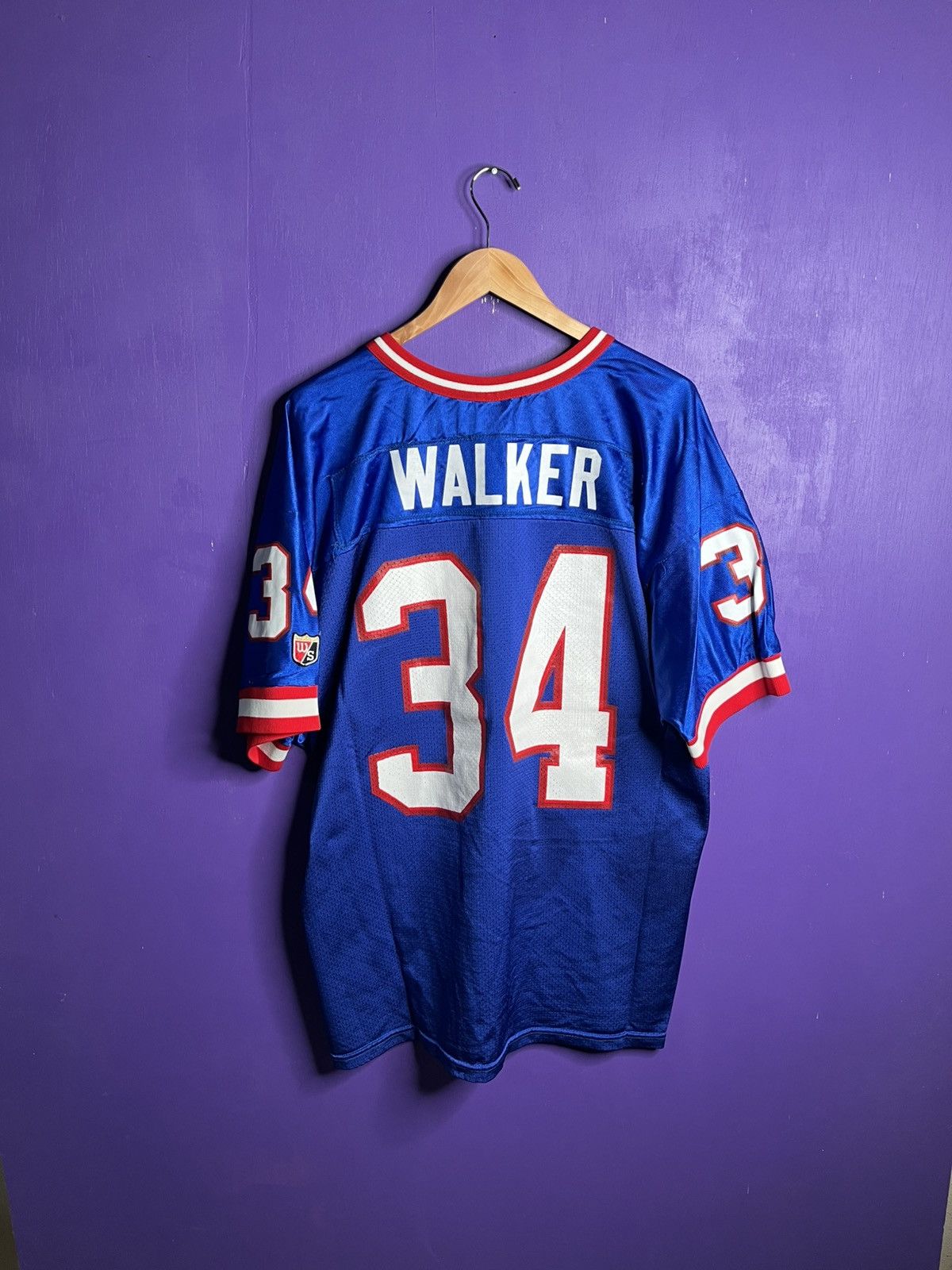 NFL × Vintage × Wilson Vintage 90s Wilson Herschel Walker giants football jersey Size US XXL / EU 58 / 5 - 2 Thumbnail