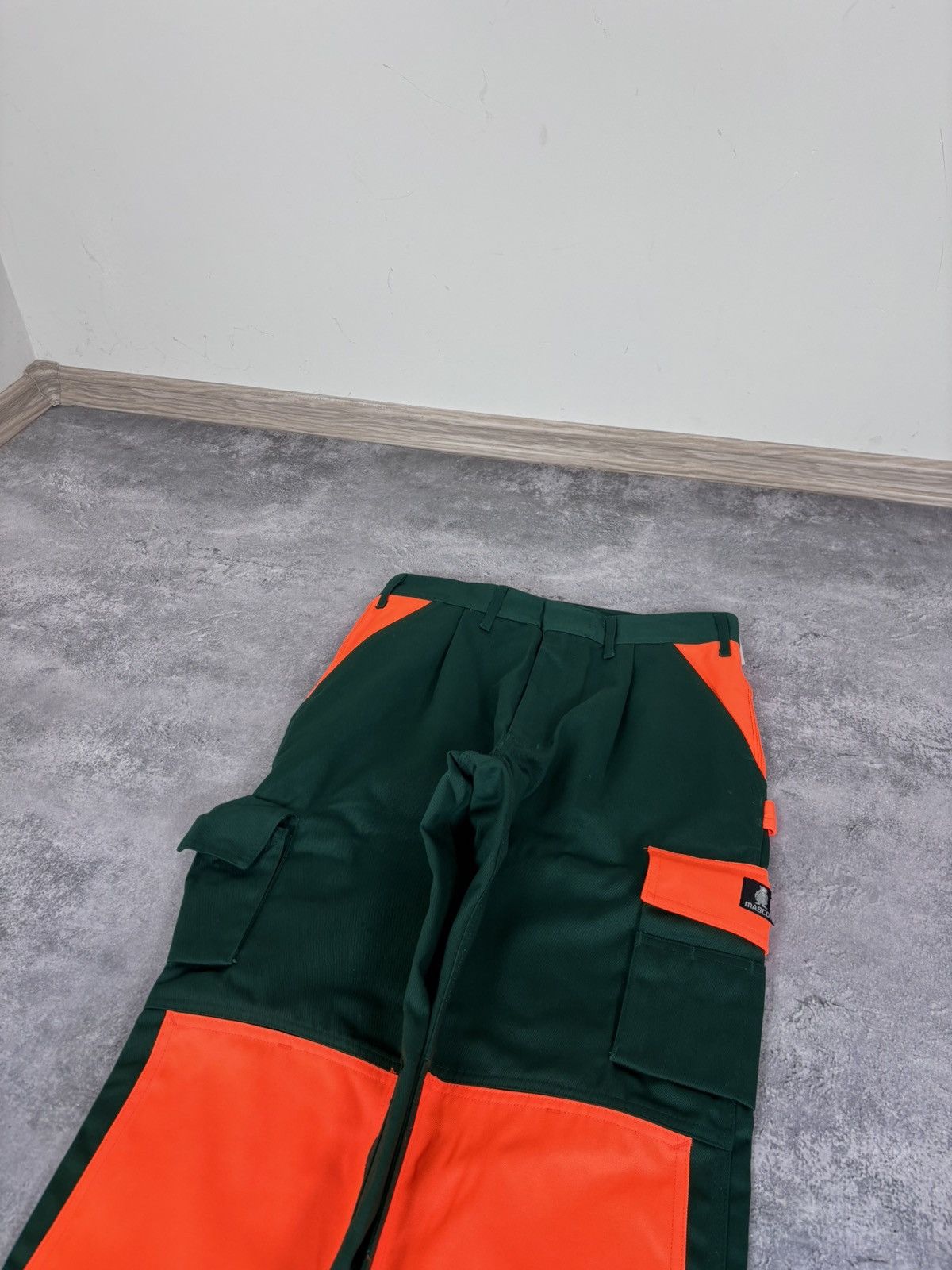 Other Mascot Men’s NWT Reflective Green/Orange Safety Cargo Pants Size US 32 / EU 48 - 4 Thumbnail