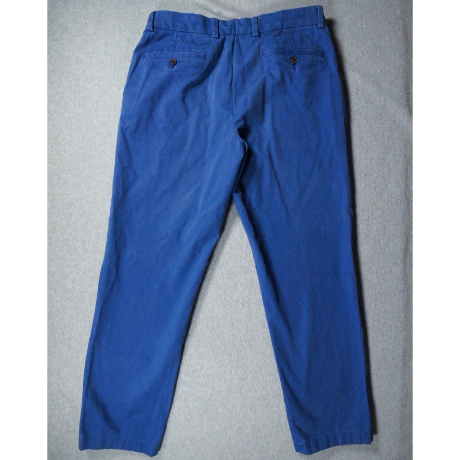 Brooks Brothers VINTAGE: No is not vintage, so skip. Brooks Brothers Pants Mens 32x28 Blue Chino Trousers Flat Front Preppy Adult Size US 32 / EU 48 - 5 Thumbnail