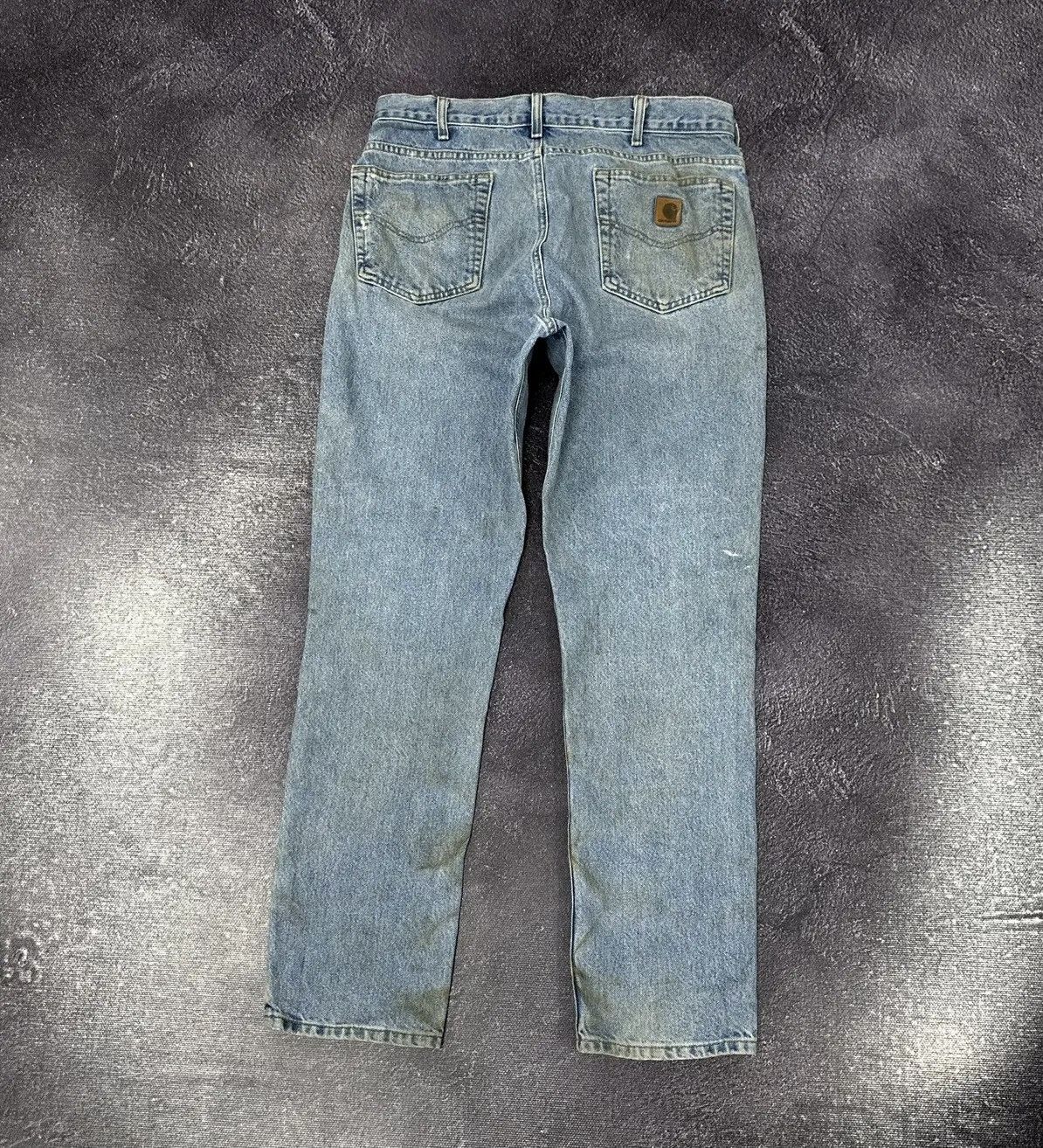 Carhartt × Vintage Vintage Carhartt Traditional Fit Blue Denim Work Hype Jeans Size US 34 / EU 50 - 1 Thumbnail