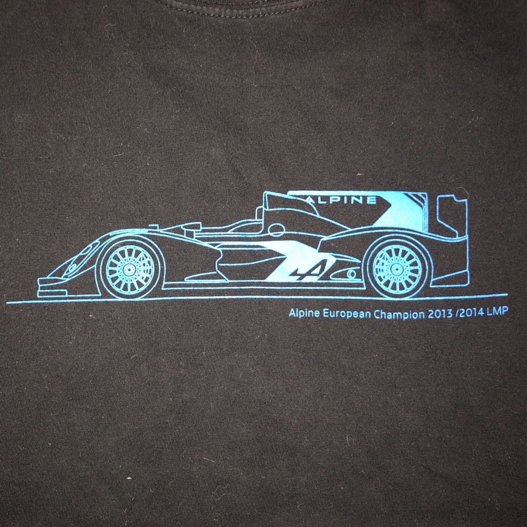 Champion Alpine European Championship 2013-2014 LMP T-Shirt Mens L Black Short Sleeve Cars Size US L / EU 52-54 / 3 - 2 Thumbnail