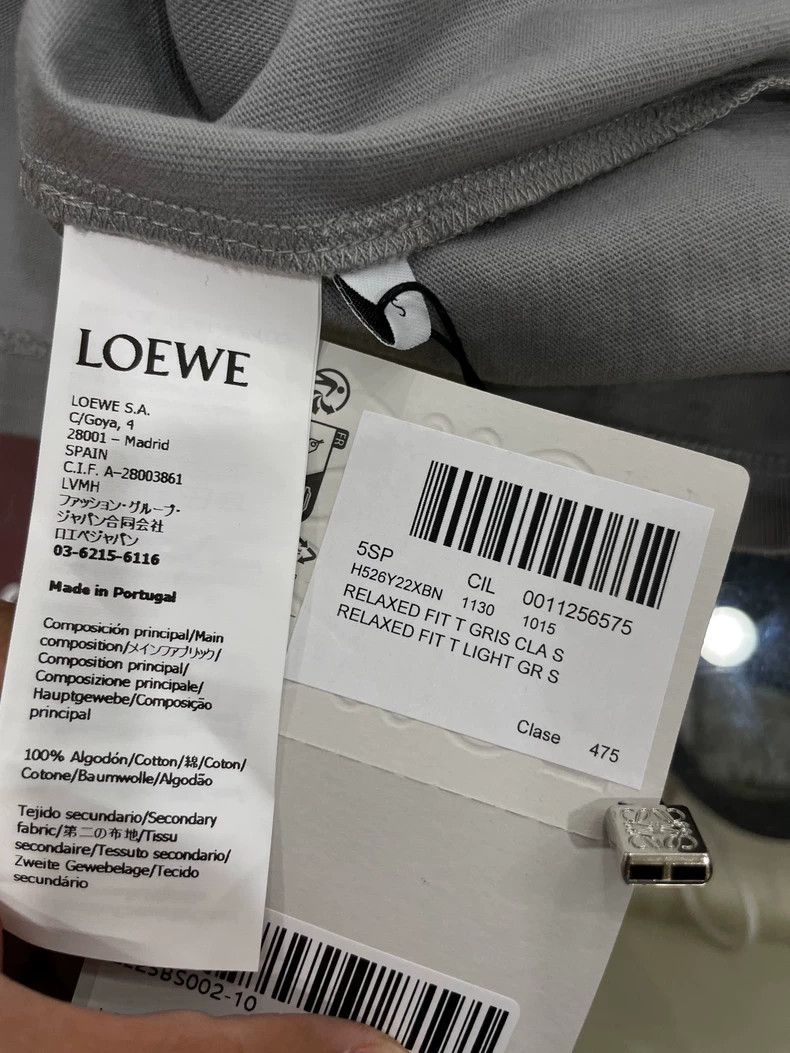 Loewe LOEWE Short sleeves grey washed Size US S / EU 44-46 / 1 - 5 Thumbnail