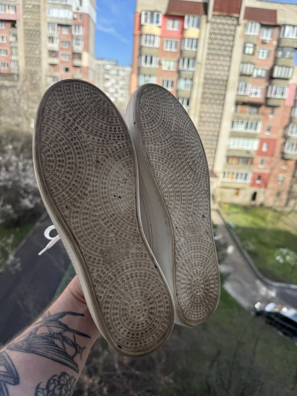 Alaia Alaia Alaïa Paris Leather Sneakers Size 41 Size US 10 / IT 40 - 6 Thumbnail