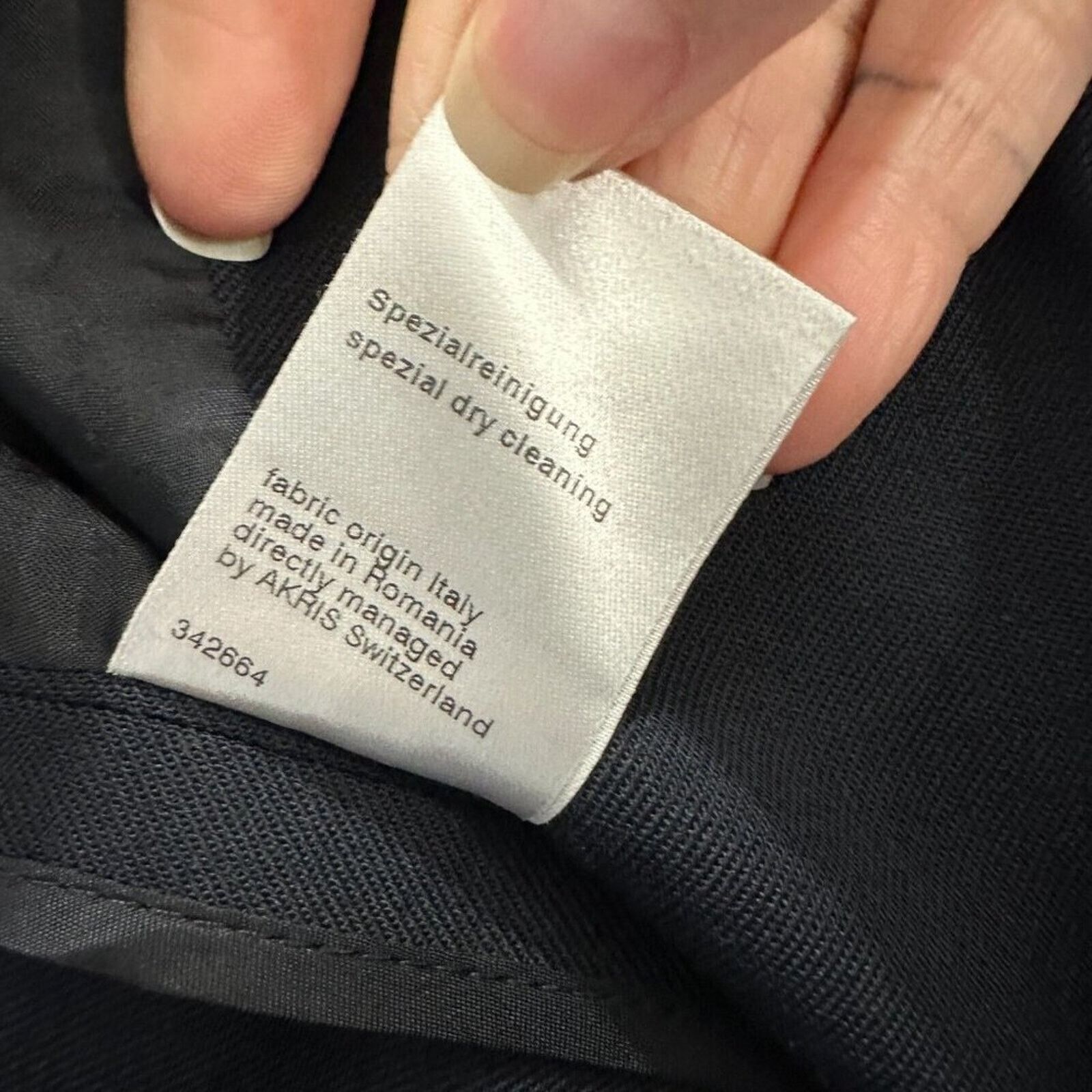 Akris Akris Punto Black Single Button Front Flap Pockets Blazer 2 Size XS / US 0-2 / IT 36-38 - 9 Thumbnail
