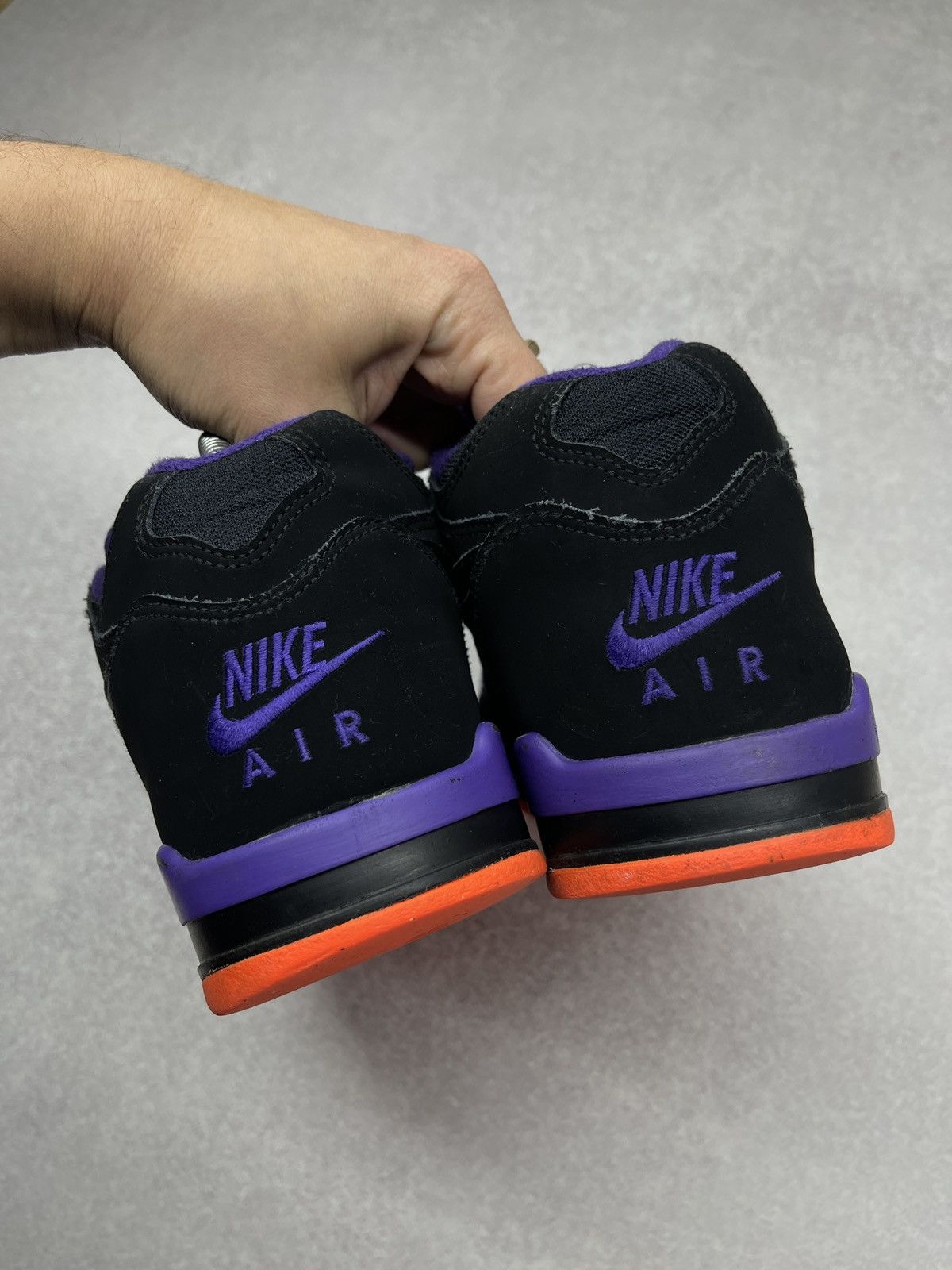 Nike Nike Air Flight 89 Court Purple Black Sneakers Basketball Size US 10 / EU 43 - 7 Thumbnail