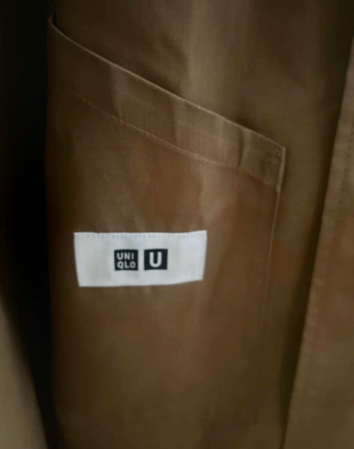 Lemaire × Uniqlo Uniqlo U Lemaire Oversized Shell Jacket Beige M Size US M / EU 48-50 / 2 - 4 Thumbnail