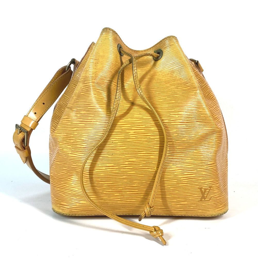 Louis Vuitton M44109 Epi Petit Noé Briefcase Pouch Bucket-Shaped Handbag Shoulder Bag Leather Women Tassili Yellow