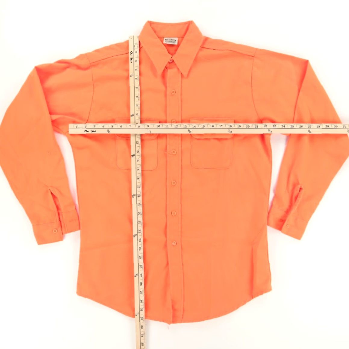 Hunter Five Brother Hunter Flannel Button Up Shirt Orange Men's L Size US L / EU 52-54 / 3 - 3 Thumbnail