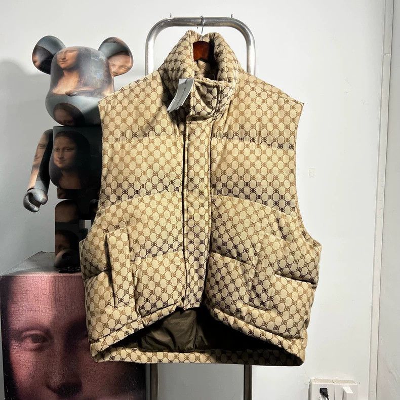 Balenciaga Balenciaga x Gucci Printed Down Vest - dmc Size US XS / EU 42 / 0 - 1 Thumbnail
