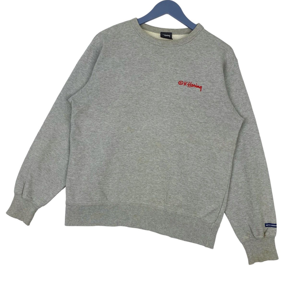 Keith Haring Keith Haring Sweatshirt Crewneck Grey Pullover Jumper Size US M / EU 48-50 / 2 - 4 Thumbnail